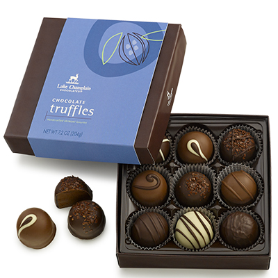 gourmet chocolate truffle gift box