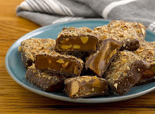 plate of English Toffee