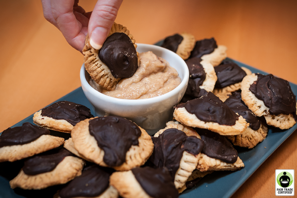 banana hand pies with dark chocolate