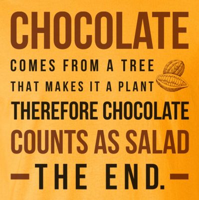eat chocolate every day
