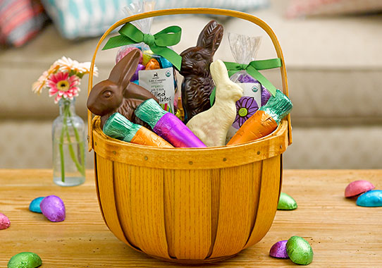 chocolate Easter basket