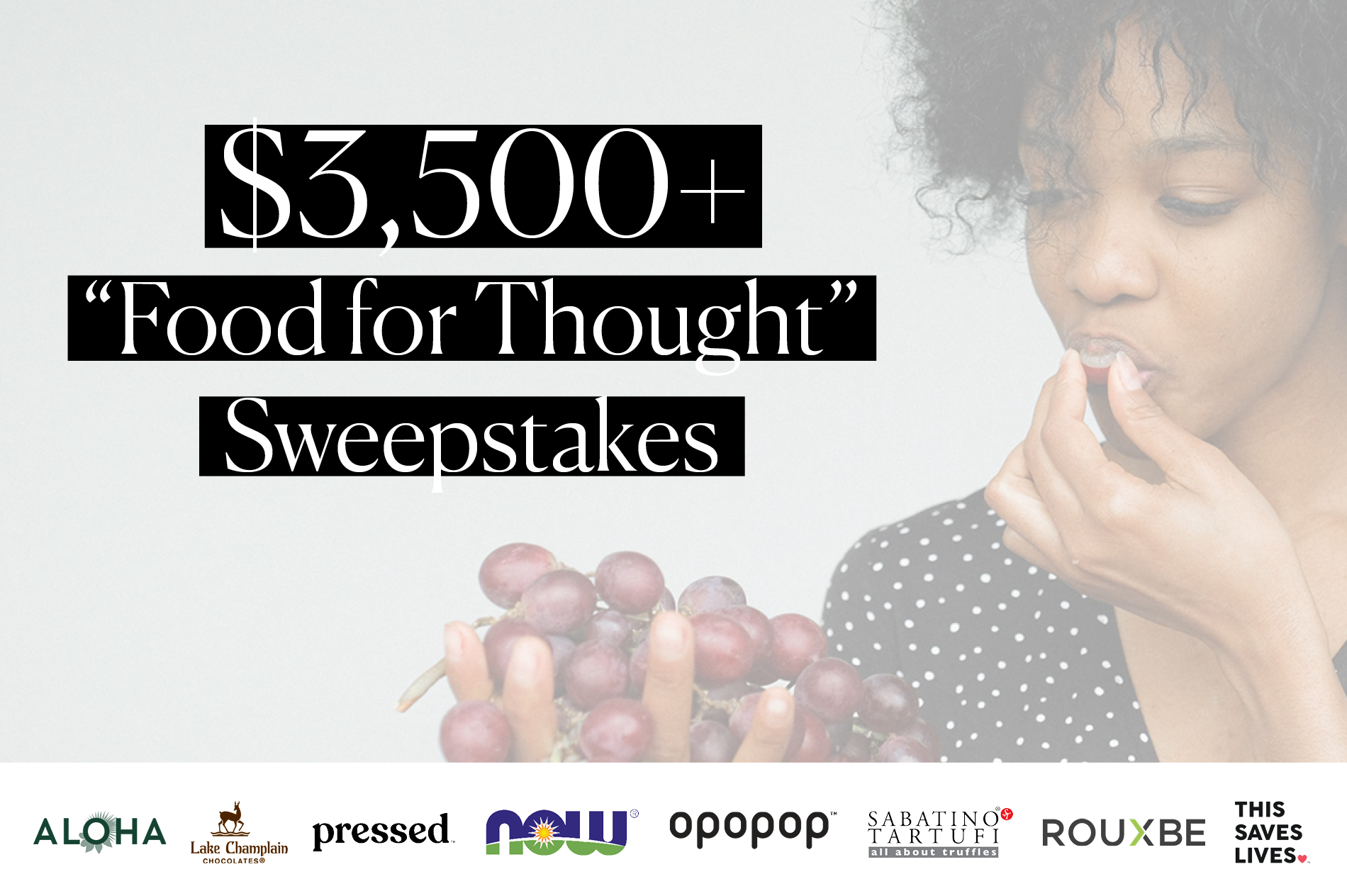 Food for Thought Sweepstakes