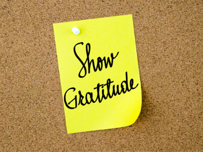 show gratitude sign