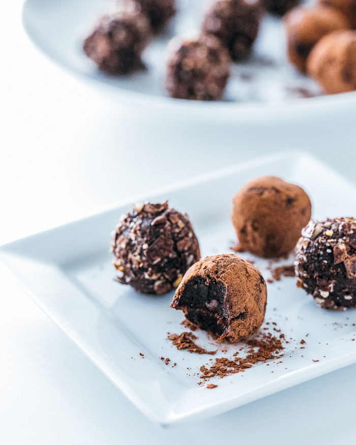 healthy chocolate truffles