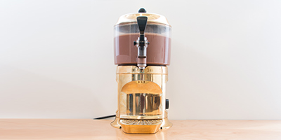 gourmet hot chocolate dispenser