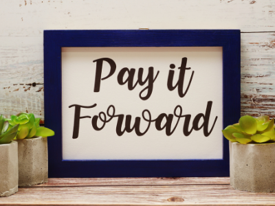 pay it forward sign