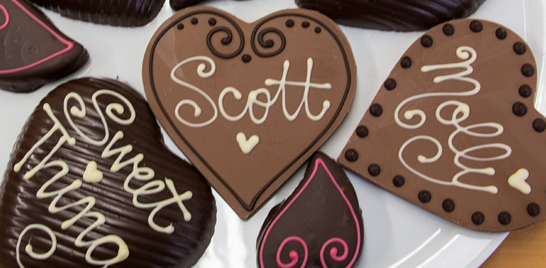 Love, Sweet Love Edible Chocolate Heart Boxes for Valentine's Day