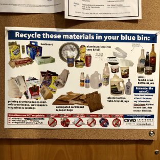 signs about recycling