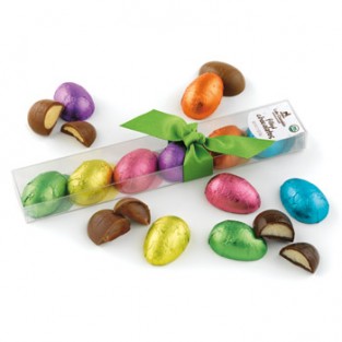 gift sleeve or assorted chocolate Easter eggs