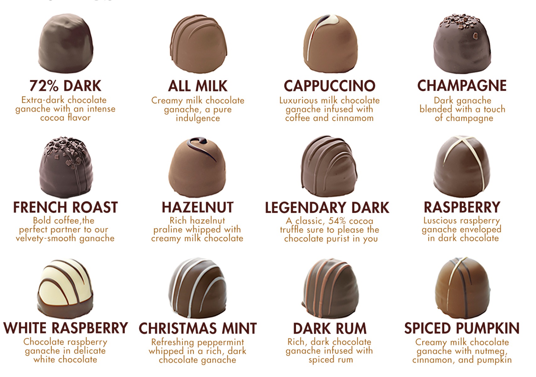 lindor truffles flavors colors