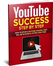 Youtube Success Step By Step digital ebook cover
