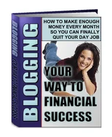 Blogging Your Way To Financial Success digital ebook cover