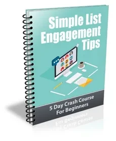 Simple List Engagement Tips digital ebook cover