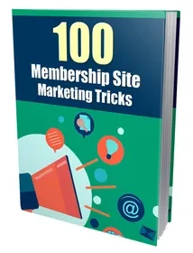 100 Membership Site Marketing Tricks digital ebook cover