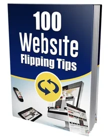 New 100 Website Flipping Tips digital ebook cover