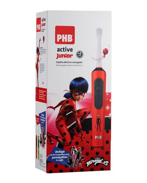 Cepillo dental eléctrico active junior rojo PHB