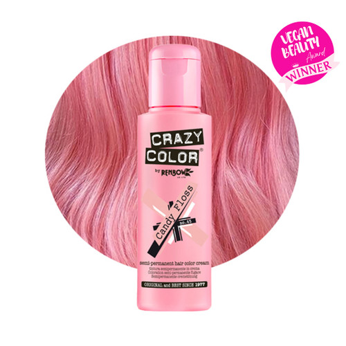 Semi-Permanent Delicate Pink Hair Dye