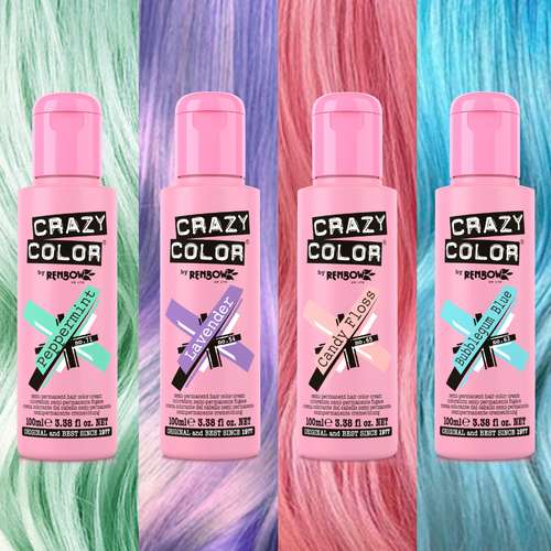 Crazy Color Rock Your Rainbow Pastel Semi-Permanent Set