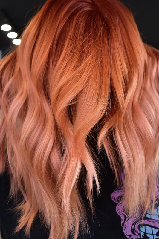 Peach Hair Dye