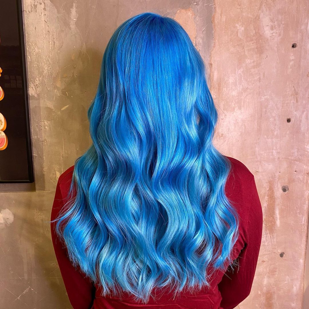 Crazy Color Bubblegum Blue SemiPermanent Hair Dye 4 Pack 100ml