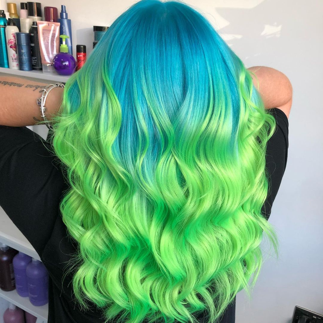 teal hair dye