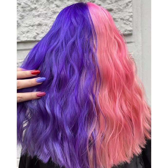 Cozy Short Purple Hair  Short purple hair, Light blue hair, Purple hair