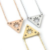 Color choices for Triangle sun and 3 star necklace