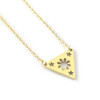 Philippines pride sun and 3 star necklace