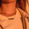 Mahal Kita necklace on model