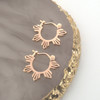 Araw earrings in rose gold