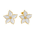Sampaguita stud earrings