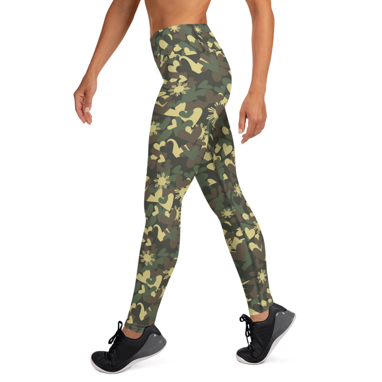 camo yoga leggings