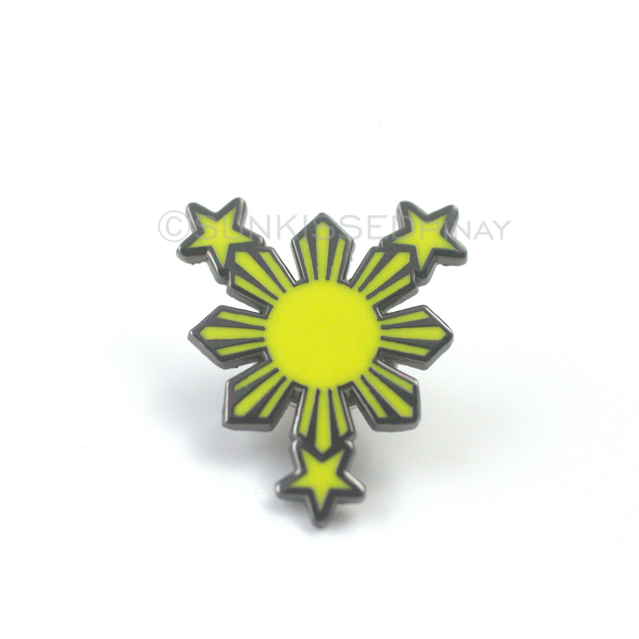 Philippine sun and stars enamel pin