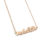 Mahal Kita Necklace in rose gold