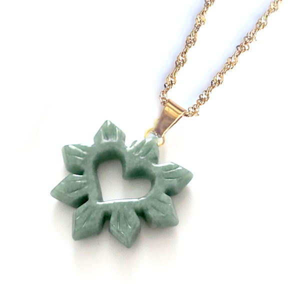 Philippines Sun Jade Necklace – Exclusive Heart Design | Trademarked by Sunkissed Pinay®