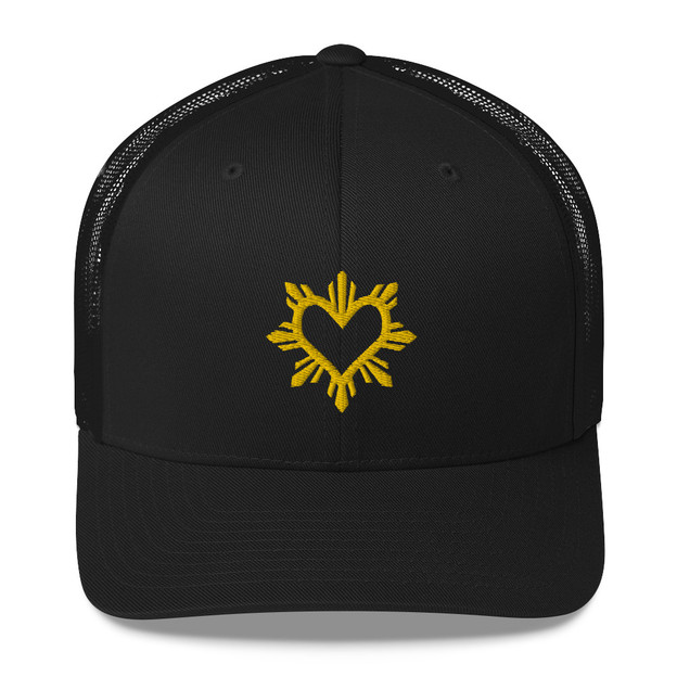 Philippine heart sun trucker cap