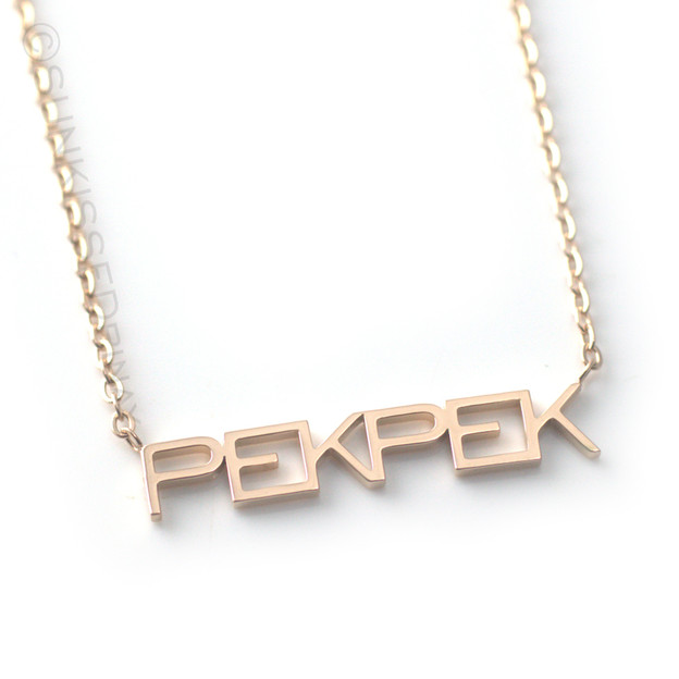 Pek Pek tagalog necklace