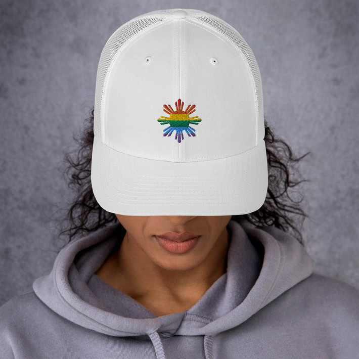 Gay pride Philippine sun hat