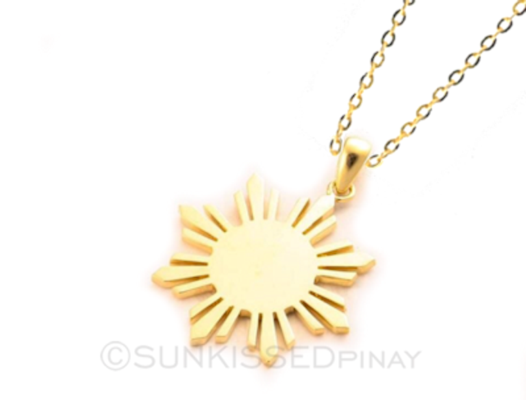 Pre-Order your 14k Gold Philippine Sun Necklace