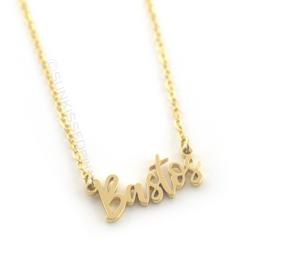 Filipino curse word necklace