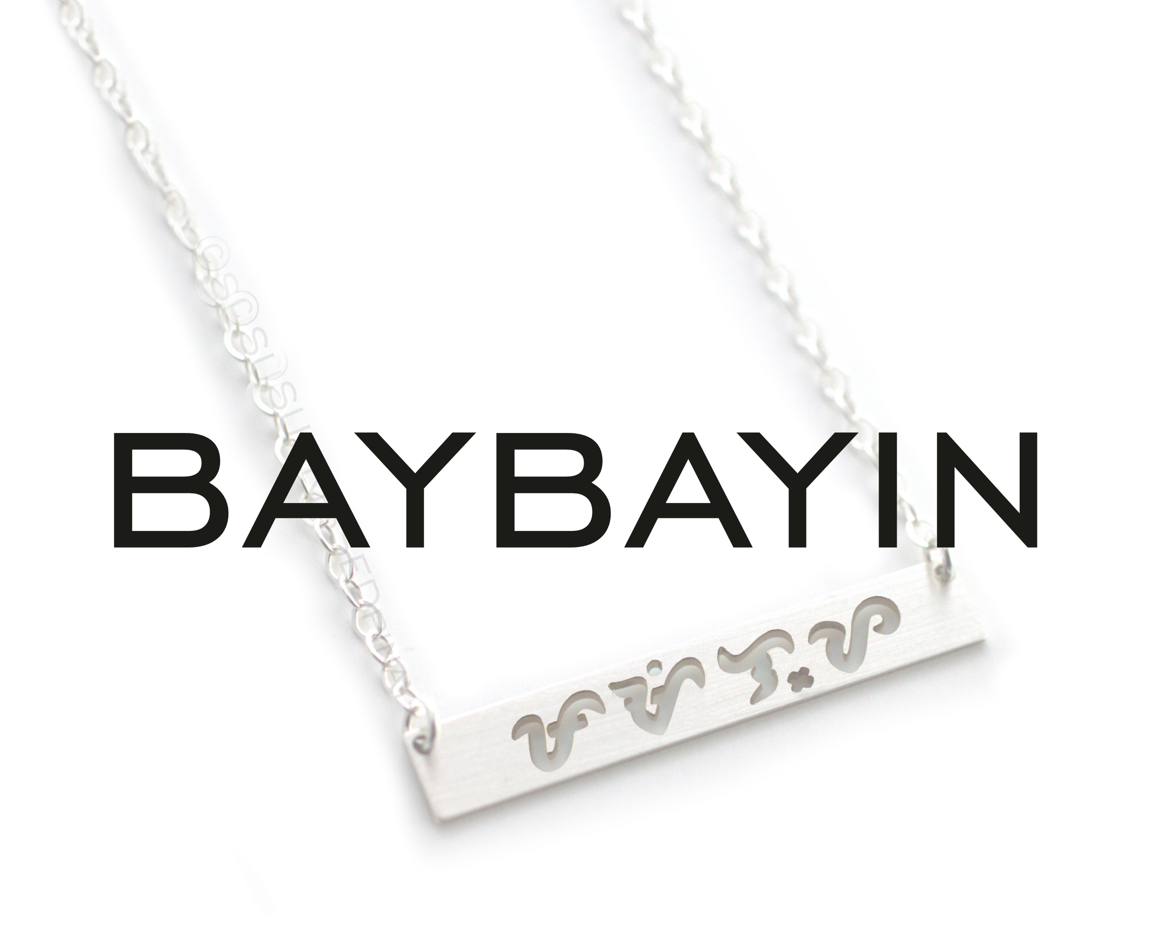 Filipino Script jewelry