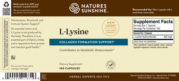 L-LYSINE (100 Caps)