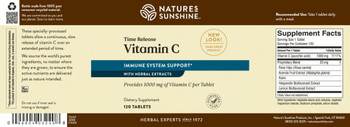 VITAMIN C TIME-RELEASE (1000 mg) (120 Tabs)