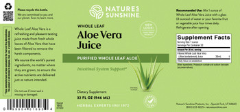 Whole Leaf Aloe Vera (32 FL OZ)