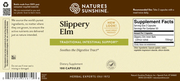 Slippery Elm (Capsules) (100 Caps)