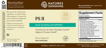 PS II ® (Healthy Prostate And Male Glandular) (100 Caps) [KO]