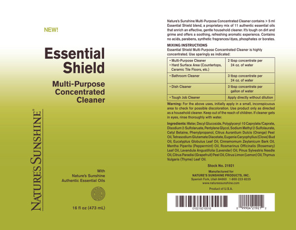 ESSENTIAL SHIELD Multi-Purpose Cleaner (16 Fl Oz)