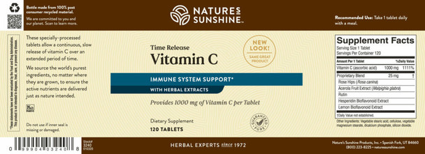VITAMIN C TIME-RELEASE (1000 mg) (60 Tabs) [KO]