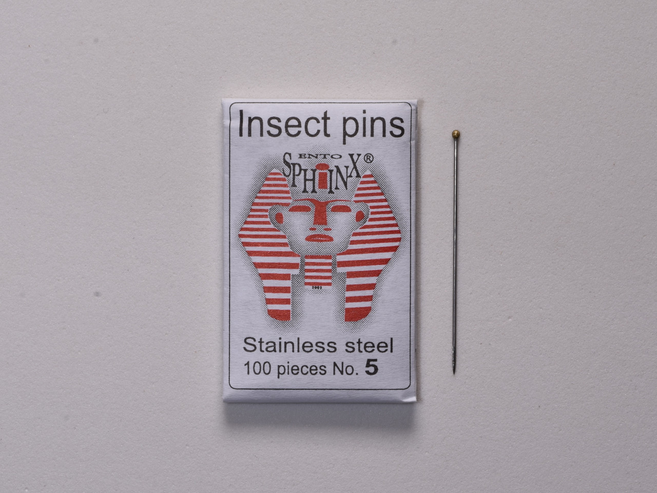 Ento Sphinx, Stainless Steel, Gold-Headed Insect Pins