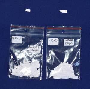 Pointed Bristol Glue Boards (Pre-cut Points)